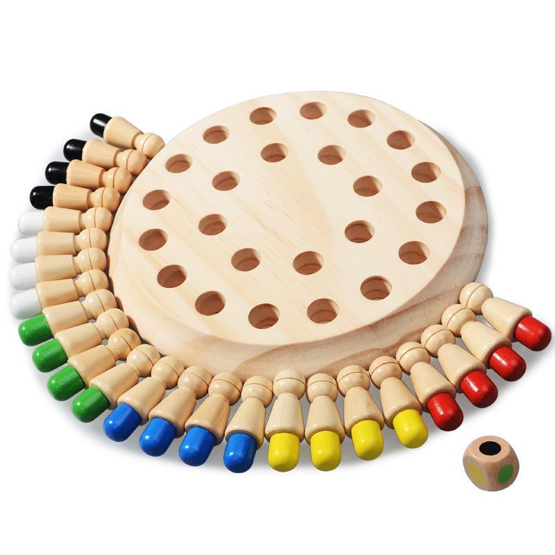 Board Game Oath - Wooden Memory Match Stick Chess Color