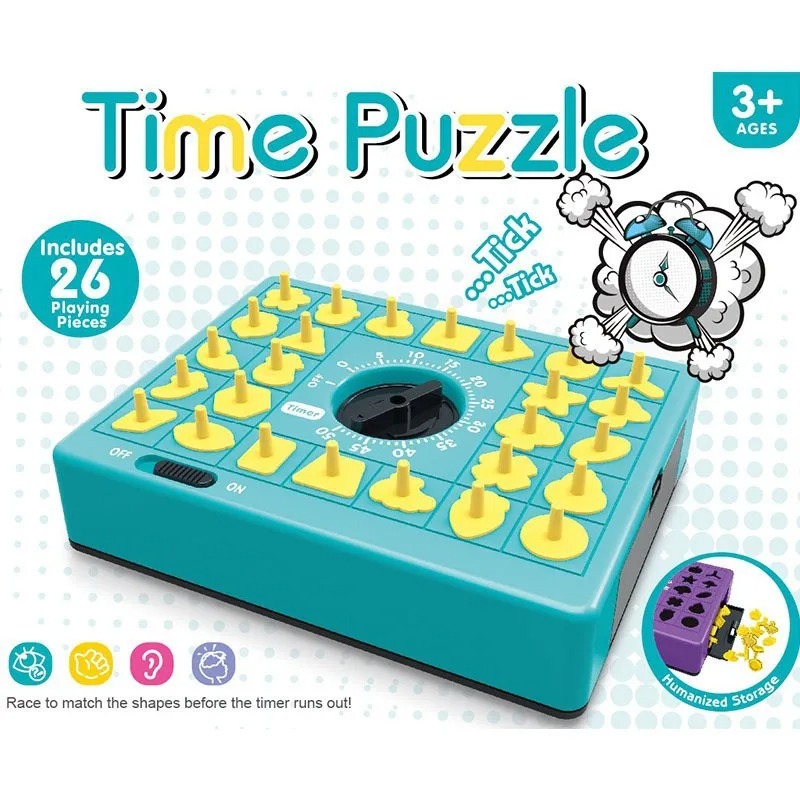 Board Game History - Children Time Board Puzzle Educational Table