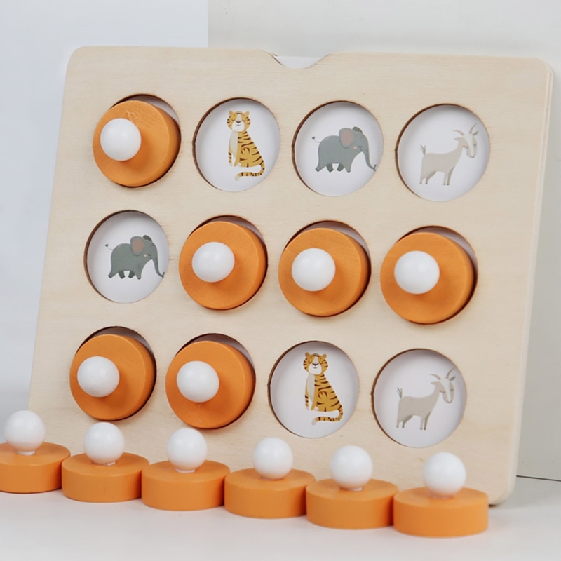 Board Game Oath - Montessori Memory Match Chess Game 3D