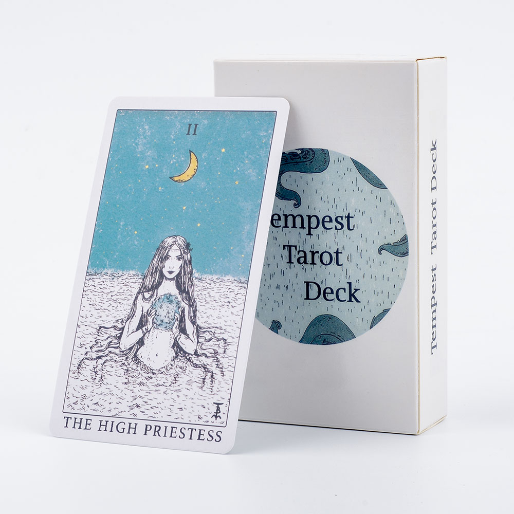 Board Game Quantum - Ocean Themed Tempest Tarot Deck 78