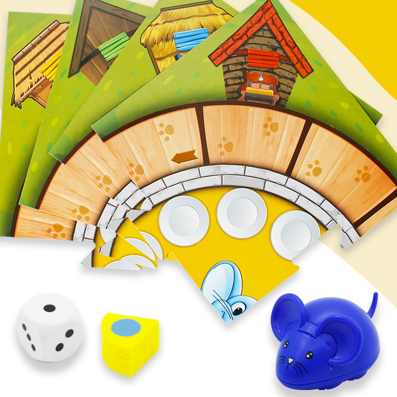 Mouse Cheese Children Board Ga - đánh giá và giá Board Game Multiplayer