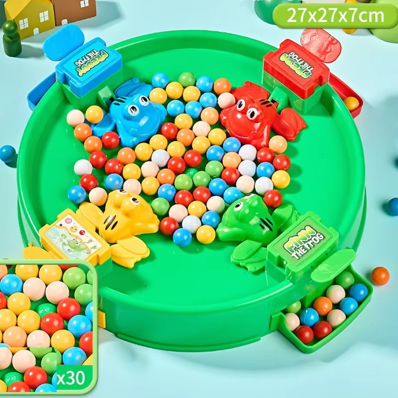 Frog Eating Bean Children Toy  - đánh giá và giá Board Game Ludo