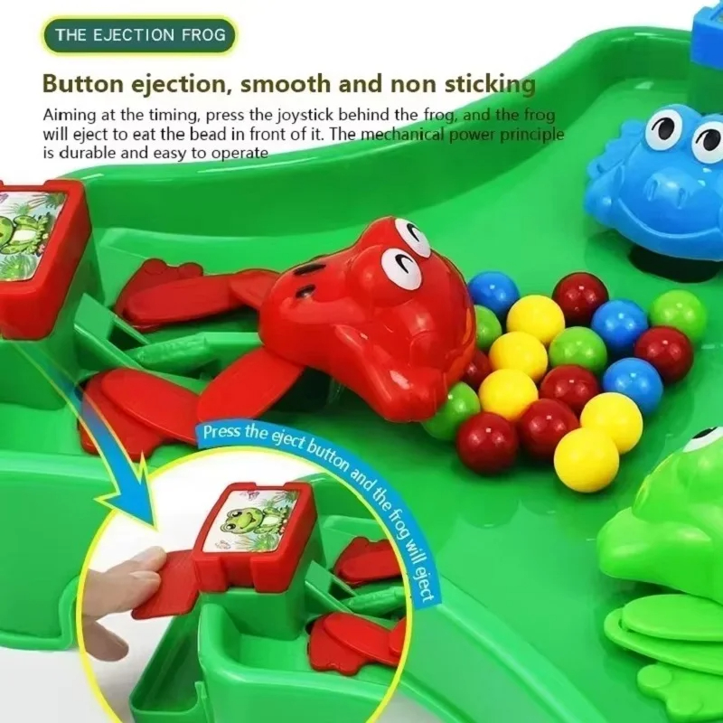 Frog Eating Bean Children Toy  - đánh giá và giá Board Game Ludo