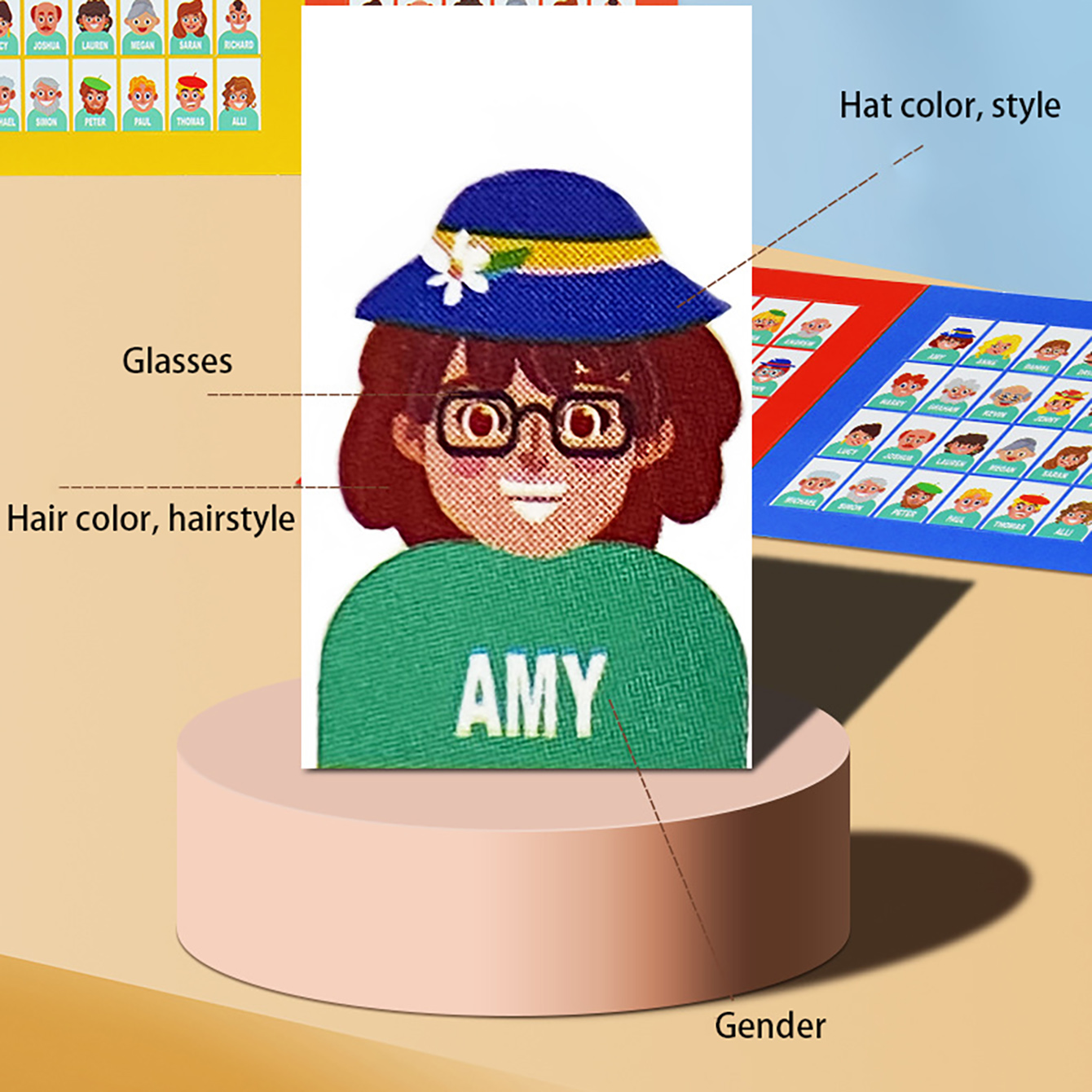 Family Guessing Board Game Who - đánh giá và giá Board Game History