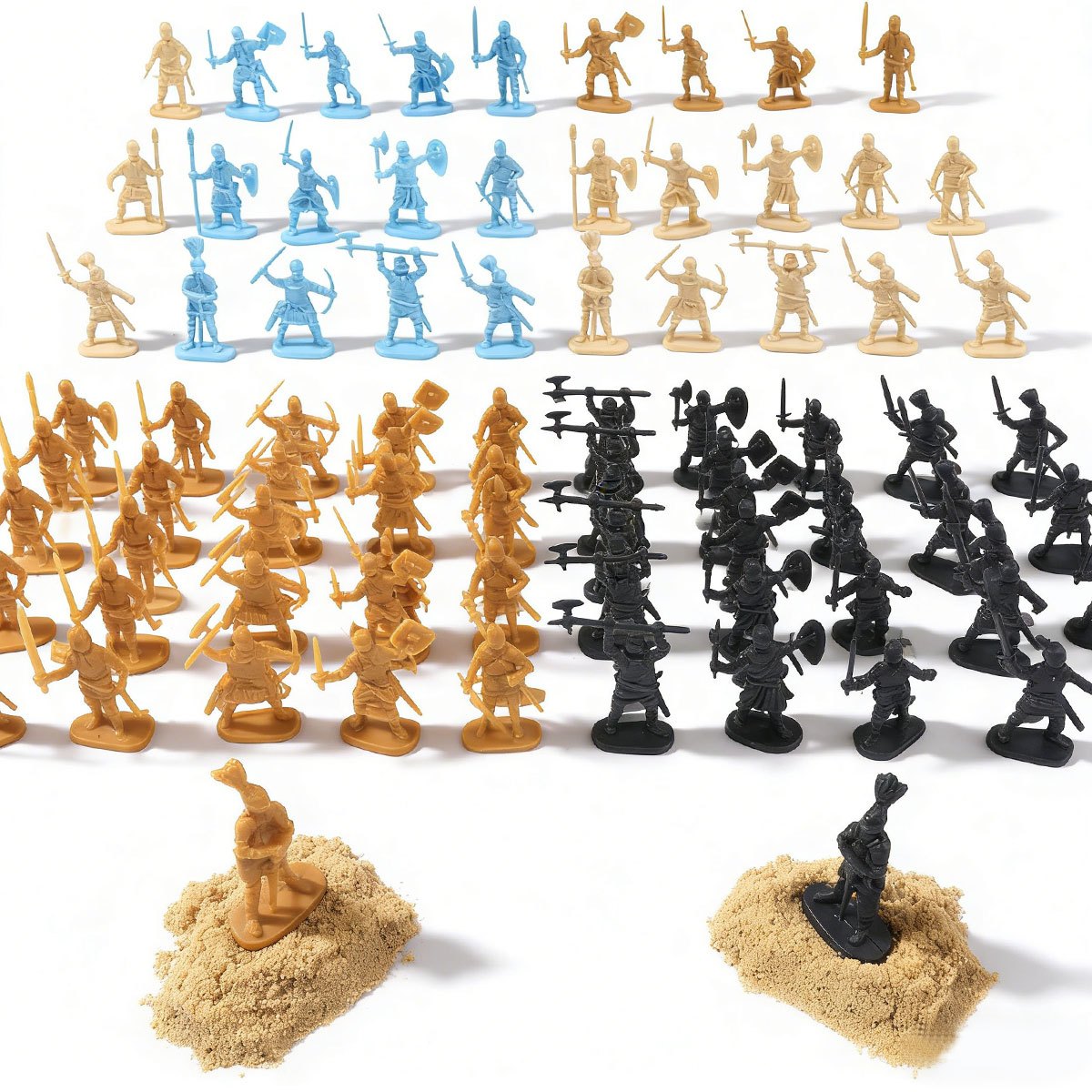 24Pcs Miniature Medieval Soldi - đánh giá và giá Board Game War