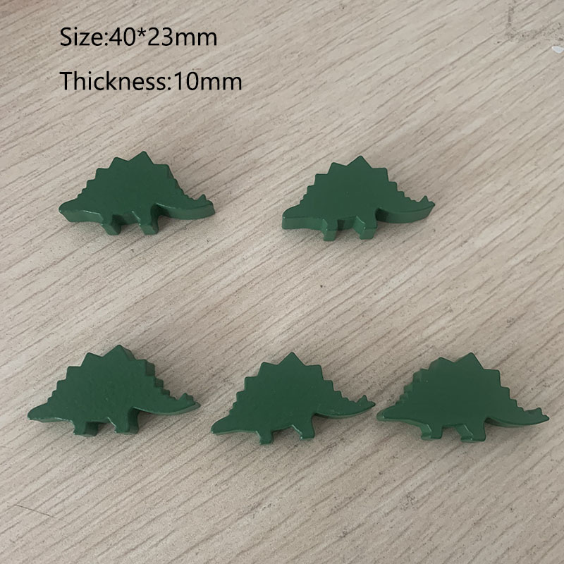 5 Pcs/set Wooden Dinosaur Boar - đánh giá và giá Board Game Solo