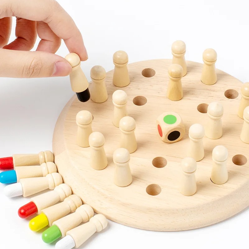 Wooden Memory Match Stick Ches - đánh giá và giá Board Game Oath