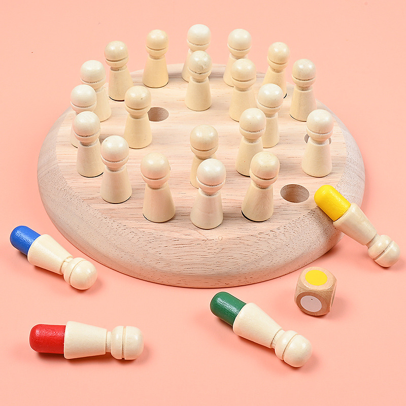 Wooden Memory Match Stick Ches - đánh giá và giá Board Game Oath