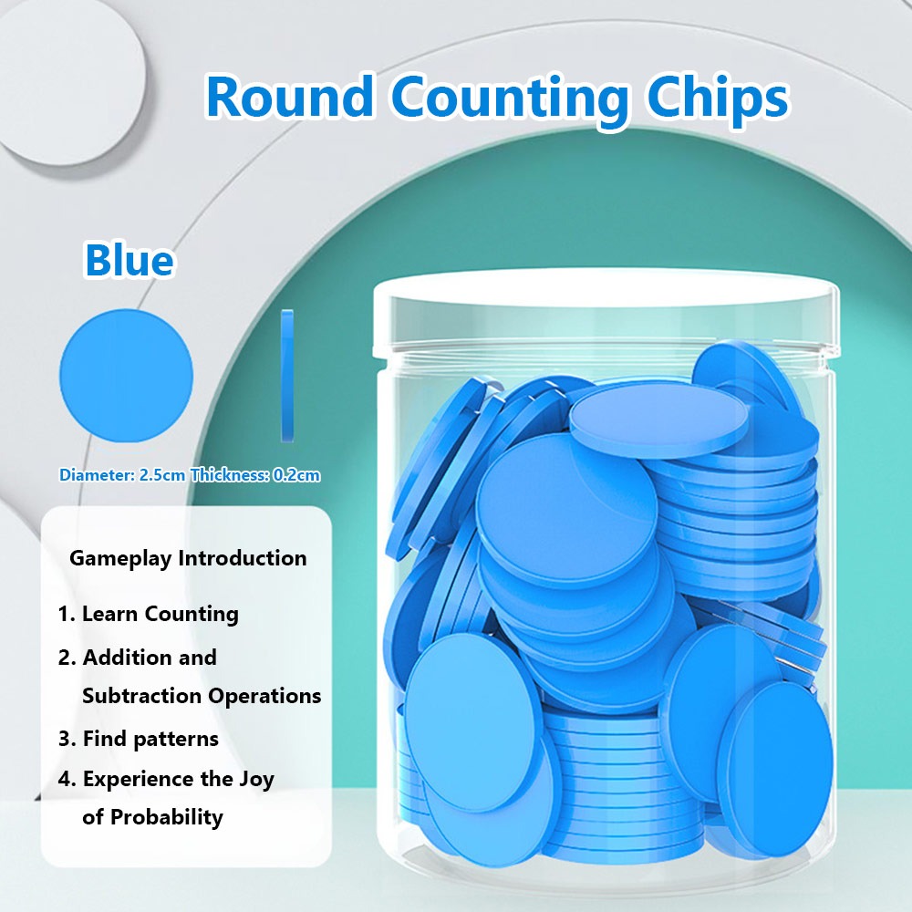 100pcs Plastic Counting Chips  - đánh giá và giá Board Game Hegemony