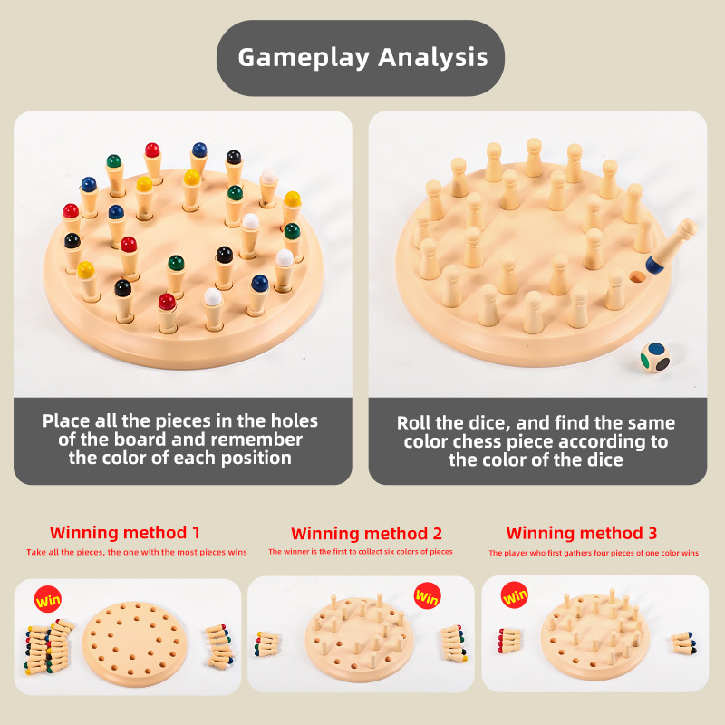 Imitation Wooden Memory Match  - đánh giá và giá Board Game Oath
