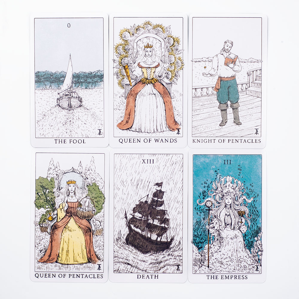 Ocean Themed Tempest Tarot  De - đánh giá và giá Board Game Quantum